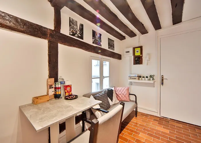 Apartament 2pers#saint Germain#musee Du Louvre Paryż